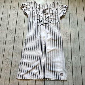 New York Yankees Jersey Shirt Dress Size S